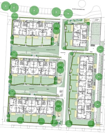 Unterhaching_Freianlagen neues Wohnquartier Kapellenstraße